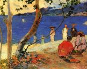 保罗 高更 : Seashore, Martinique